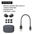 Sony LinkBuds S Wireless Noise Canceling Earbud Headphones/Speak to Chat WF-LS900N earphone, High Resolution Audio WF LS900.