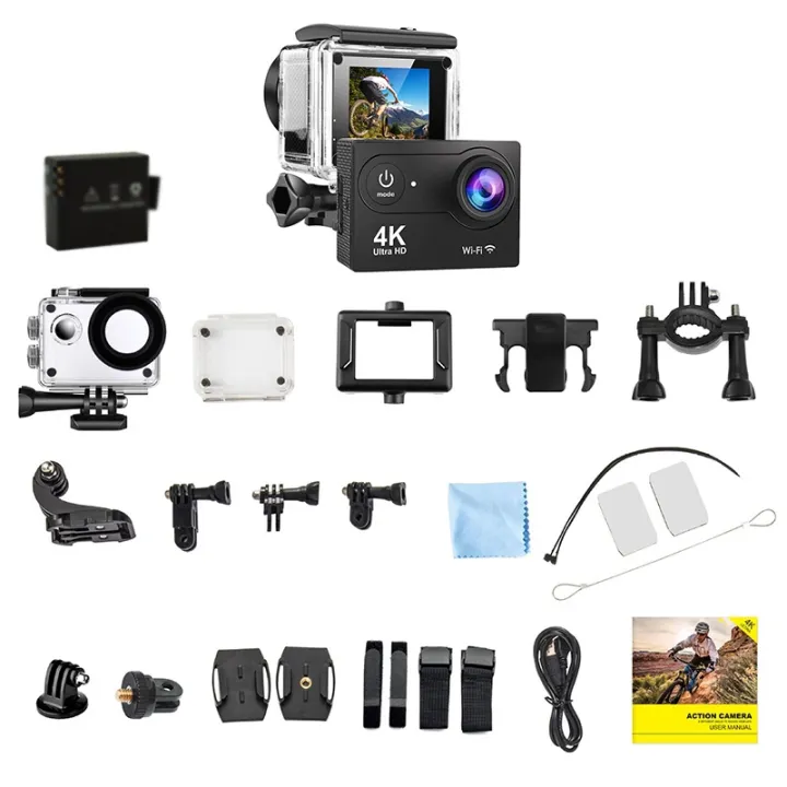 Ausek%20Action%20Camera%20Go%20Pro%20motovlog%204k/60fps%20EIS%20Remote%20Control%20Wifi%20Waterproof%20Waterproof%20by%20DRONE%20ZONES%20-%20Image%203