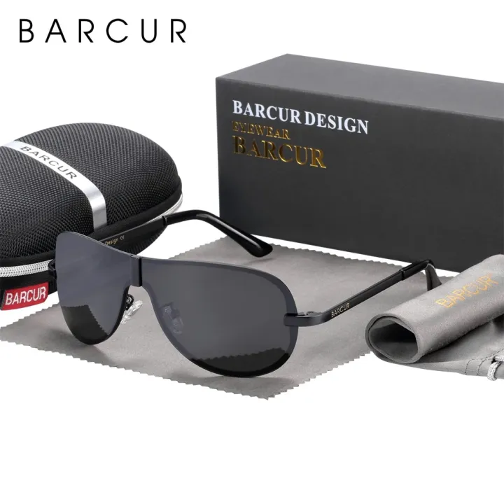 BARCUR%20Glass%20Stainless%20Steel%20Polarized%20Sunglasses%20Men%20Driving%20Male%20Sunglasses%20oculos%20Male%20Eyewear%20Accessories%20For%20Men%20-%20Image%203