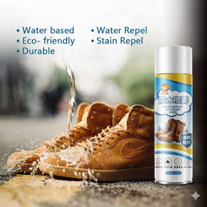 Waterproof%20spray%20for%20shoes%20Rain%20&%20Stain%20Repellent%20Hydrophobic%20Nano%20protection%20Spray%20for%20Shoes,%20Suede,%20Boots,%20Loafers,%20Bags,%20Caps%20&%20Fabrics%20-%20Image%202
