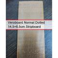 Veroboard Normal Dotted 14.5×6.5cm Stripboard Board PCB Printed Circuit Board For Prototyping Designing Weld Soldering Arduino DIY.