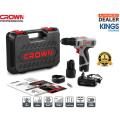 CROWN 12V Cordless Drill and screwdriver 12V (Lithium-ion, 1.5Ah), Model: CT21053 - Kings Trading. 