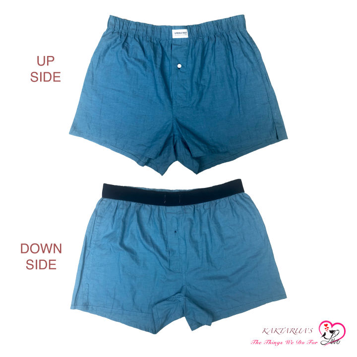 SOFT%20&%20BREATHABLE%20Solid%20Color%20Full%20Cotton%20Boxer/Brief/Underwear%20For%20Men-%201%20Piece%20-%20Image%202