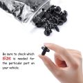 200PCS Bumper Clips 8mm Push Fender Flare Fastener for Infiniti and Nissan Plastic Rivet Retainer Clips. 