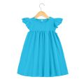 Girls Sleeveless Dress Childrens Simple Style Pure Cotton viscous fabrics Tank Top Dress Kids Clothes. 