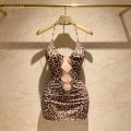 Leopard Printed Tops Women's Long Sleeve T-Shirt Casual Loose Fit Animal Print Blouse for Autumn. 