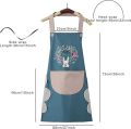 CHAMELI Kitchen Apron for Women with Big Front Pocket Hand-Wiping Waterproof Apron for Kitchen Unique Design Kitchen Accessories items for Home Cooking.