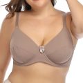 Softrhyme Ready stock large size underwear Wired Thin Span plus size full cup D (#36~#46) bra for Women. 