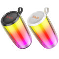 Hoco HC18 Portable Luminous Jumper Colorful Bluetooth Speaker with 360° LED Light Sound. 