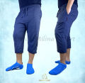 2 Pieces Pack Comfortable Cotton 3-Quarter Sleeping Trouser Pant For Men(2-Piece)/ Milinas Mart. 