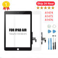 For iPad Air 1 A1474 A1475 A1476 For iPad 5 LCD Outer Touch Screen Digitizer Front Sensor Glass Display Touch Panel Replacement.