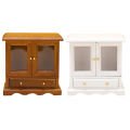 1/12 Miniature Dollhouse Display Cupboard Doll House Cabinet Showcase Dollhouse Furniture Decoration Accessories.