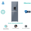 HISENSE 270 Liter BMF Glass Door Inverter Refrigerator With Dispenser Metro Blue | RB1G266NMBM/BD3. 