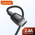 Toocki Micro USB Cable Fast Charging Data Cord 2M 3M For Samsung S7 Xiaomi Redmi Note 5 Pro Android Mobile Phone Cable Micro USB.
