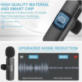 K9 Wireless DuelProfessional Microphone Type-C Lapel Lavalier Microphone Remove Noise For Android Mobile Lindaa.