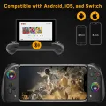 LinYuvo Meteor Light Mobile Gaming Controller for Switch/OLED/Iphone/Android(175mm) with Mechanical Buttons Hall Effect Joystick. 
