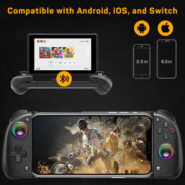 LinYuvo%20Meteor%20Light%20Mobile%20Gaming%20Controller%20for%20Switch/OLED/Iphone/Android(175mm)%20with%20Mechanical%20Buttons%20Hall%20Effect%20Joystick%20-%20Image%206