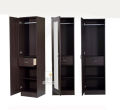 Furnisha Single Door Almirah with Full View Dressing Mirror and Inner Locker Drawer. 