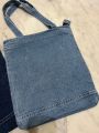 Denim Blue Jeans Shoulder Tote Bag  With Free Poch Pencil bag for Women. 
