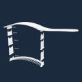 Barber Fade Combs New Style Professional Barber Hair Cutting Curved Positioning Comb Heat Resistant Flat Top Comb Hair Tools. 