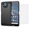 For Nokia 8.3 5G/Nokia 8 V 5G New Generation Spigen Silicone Fit Designed Soft Gel Rubber Shockproof Back Case Phone Back Cover (Back Case Cover For Smartphone). 
