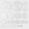 SF Spirograph Deluxe Tin Set Draw Spiral Designs Interlocking Gears Wheels Draw Toys. 