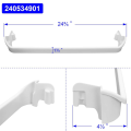 240534701 And 240534901 Refrigerator Door Shelf Rack Bar Easy To Replace For Frigidaire Kenmore Replaces AP3214631, PS734936, AP3214630. 