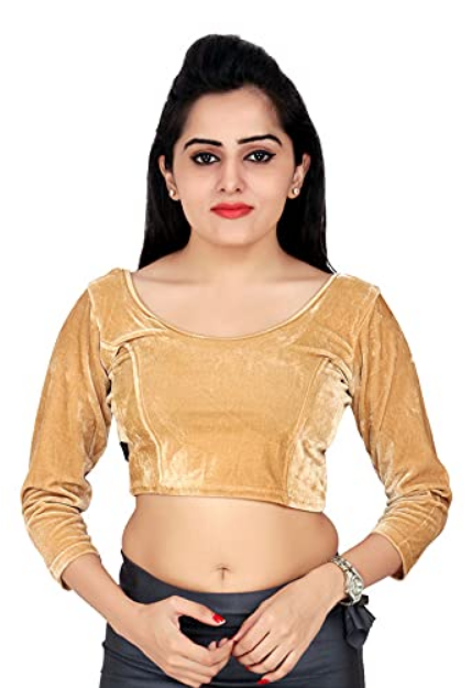 Velvet%20Three%20Quarter%20blouse%20for%20Women%20-%20Blouse%20For%20Women%20-%20Image%207