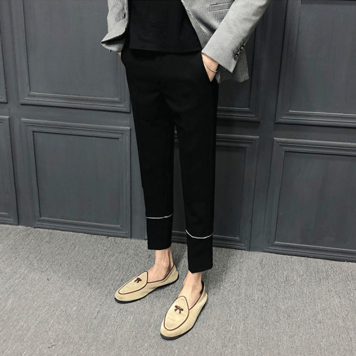 Spring%20And%20Summer%20New%20Casual%20Pants%20Men%20'S%20Slim-Fitting%20Ankle%20Length%20Trousers%20Korean%20Fashion%20Non-Ironing%20Fashion%20Ankle-Tied%20Trousers%20Youth9Sub-%20-%20Image%205
