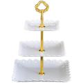 OIMG Fruit Tray 3-Layer Entrepreneurial Cake Rack Wedding Cake Tray Snack Nut Candy Tray 3-Layer Fruit Tray. 