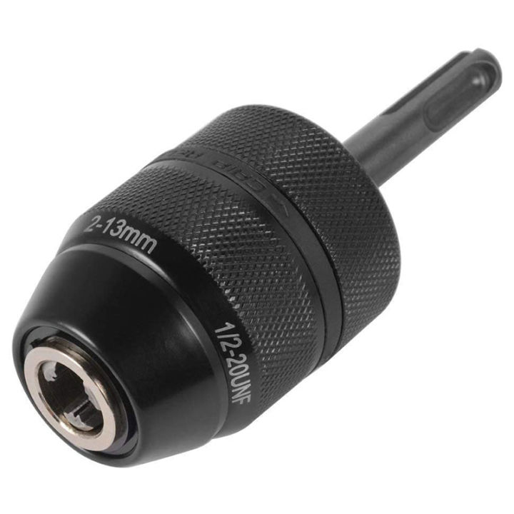 Keyless%20Drill%20Chuck%20Adapter,%202-13mm%201/2-20UNF%20Mount%20Heavy%20Duty%20Professional%20Converter%20Tool%20with%20SDS%20Plus%20Shank%20Adaptor%20-%20Image%204