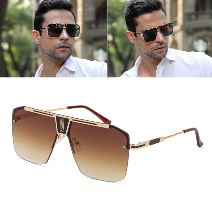 HBK%20Punk%20Rimless%20Sunglasses%20Men%20Luxury%20Brand%20Steampunk%20Oval%20Frameless%20Sun%20Glasses%20for%20Male%20Metal%20Frame%20Stripe%20Legs%20Shade%20Eyewear%20-%20Image%208