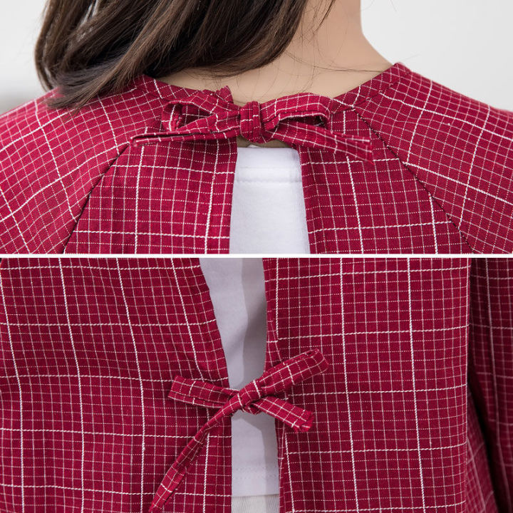 Overclothes%20Women's%20Fashion%20Women's%20Apron%20Cotton%20Kitchen%20Supplies%20Cooking%20Work%20Clothes%20Factory%20Stain-Resistant%20and%20Oil-Proof%20-%20Image%203