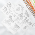 4 Sheets Water-Soluble Embroidery Stabilizer Water Soluble Stabilizer Embroidery Stick Stitch Embroidery Paper Tear Embroidery. 