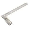 Level & Measuring Layout Tools 12" Inch 300mm L-Shaped 90 Degree Right Angle Try Square Metric Ruler Straight Edge Professional Woodworking Carpenter Aluminum Alloy Measuring Scale Tools Sets. 