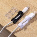 1/10Pcs Cable Clips Organizer Drop Wire Holder Cord Management Self-Adhesive Cable Manager Fixed Clamp Wire Winder.