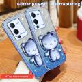 xprmy for ViVO S15 Pro 5G soft casing with cute bracket TPU silicone phone case.