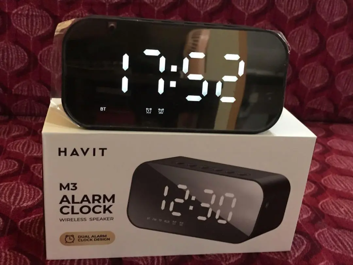 Havit%20M3%20Portable%20Wireless%20Bluetooth%20Speaker%20With%20Alarm%20Clock%20-%20Black%20-%20Image%206