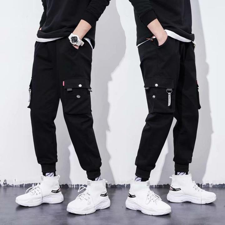Prowow Streetwear Men's Cool Pantscket Loose MenHop New Fashion Joggers Pants Trousers Men Casual Fashion Pants
