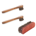 1Set Horsehair Shoe Brush Shine Kit Shoe Polish Kit Leather Shoe Cleaning Brush Care Clean Tool Shoe Dust Remover Shoe Brush.