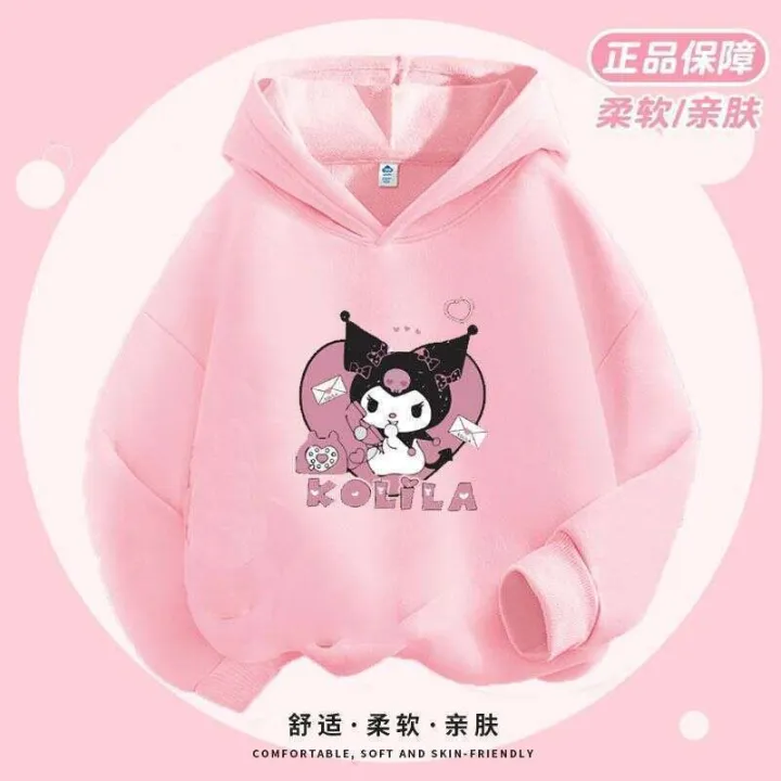 ALENA%20Hoodie%20For%20Kids%20Clothes%20Girls'%20Kuromi%20Spring%20And%20Autumn%20Women's%20Clothing%20Girls%20Sweatshirt%20Children's%20Hooded%20Jacket%20Pullover%20Top%20-%20Image%202