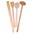 Wooden Kitchen Tools - 4 Pieces - Essential Wooden Kitchen Tools For Cooking Convenience.