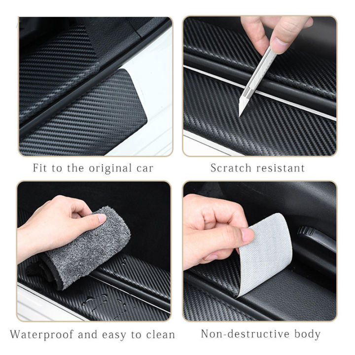 4Pcs%20Car%203D%20Carbon%20Fiber%20Door%20Anti%20Scratch%20Car%20Door%20Threshold%20Strip%20Sticker%20Car%20Door%20Protective%20Vinyl%20Car%20Stickers%20for%20TOYOTA%20-%20Image%207