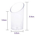 20Pcs 70ml Reusable Cylinder Dessert Cups Plastic Mini Yogurt Mousse Dessert Cup. 