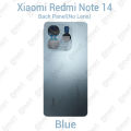 For Xiaomi Redmi Note 14 Side Frame + Back Panel Housing + Camera Glass Back shell Replacement Spare Parts. 