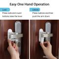 2PCS Advanced Child Door Lever Lock Unique Double Locks Design Baby Proofing Doors Locks - Door Bottom Sealing Strip.
