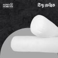 Fiber Bolster Pillow, Tissue Fabric, White (27"x32"), 1 Pcs.