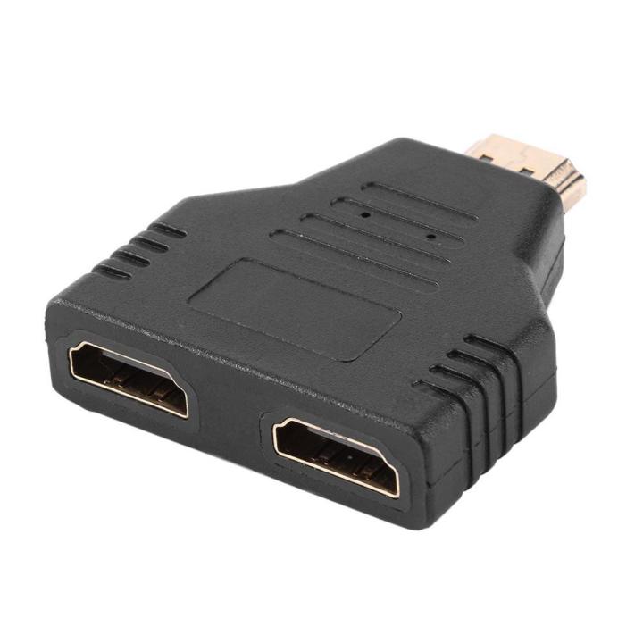 2 In 1 HDMI Male To Dual HDMI Female Port Audio Video Spli-tter Adapters Converter 1080P Monitor USB Adapters Sockets