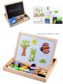 Multifunctional educational black white magnetic animal board.