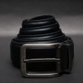Zays Full-Grain Leather Belt For Men – Anti-Crack, Hand-Stitched, Cut-to-Fit with Luxury Box. 